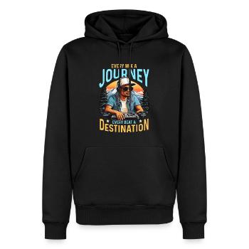 Disc Jockey Every Mix A DJ Music Disc Jockeys - Männer Premium Bio Hoodie - Schwarz - Vorne - Nico (187cm)