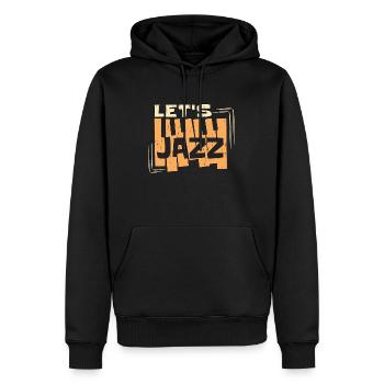 Jazz Music Let's Jazz Saxophonist Jazz Music Lover - Männer Premium Bio Hoodie - Schwarz - Vorne - Nico (187cm)