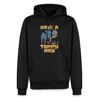 Tap Dance Have A Tappy Day Stomping Tap Dancer - Men’s Premium Organic Hoodie - black - Front - Nico (187cm)