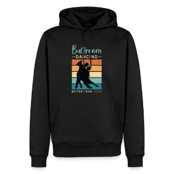 Ballroom Dance Ballroom Dancing Retro Dance Sport - Männer Premium Bio Hoodie - Schwarz - Vorne - Nico (187cm)