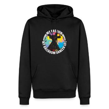 Ballroom Dancer My Passion My Ballroom Dance Sport - Männer Premium Bio Hoodie - Schwarz - Vorne - Nico (187cm)