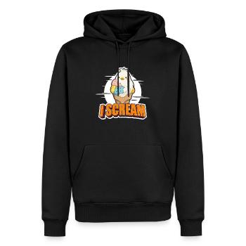 Calopsittes I Scream Birdwatcher Calopsitte Amoureux - Sweat à capuche Premium bio Homme - noir - Devant - Nico (187cm)