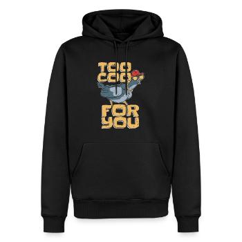 Homing Pigeon Too Coo For You Pigeon Breeding - Männer Premium Bio Hoodie - Schwarz - Vorne - Nico (187cm)