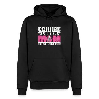 Conure Amoureux Maman L’Idole Le Mythe Pet Bird Lover - Sweat à capuche Premium bio Homme - noir - Devant - Nico (187cm)