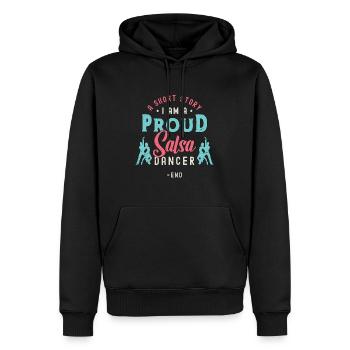 Salsa Dancer A Short Story I Am Salsa Dance Lover - Männer Premium Bio Hoodie - Schwarz - Vorne - Nico (187cm)