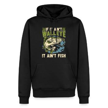 Pêche au doré si ce n’est pas un amateur de pêche au doré - Sweat à capuche Premium bio Homme - noir - Devant - Nico (187cm)