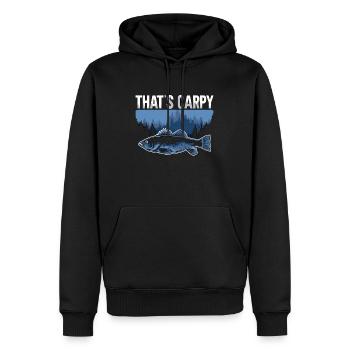 Carp Fishing That's Carpy Sport Fishing Fisherman - Männer Premium Bio Hoodie - Schwarz - Vorne - Nico (187cm)