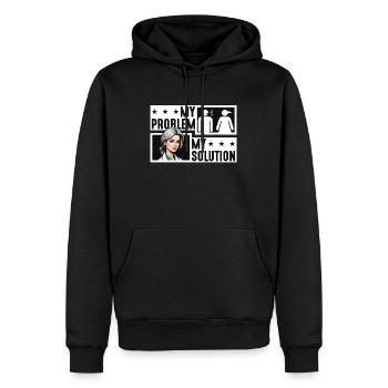 Psychiatrist My Problem My Pictogram Mom Therapist - Männer Premium Bio Hoodie - Schwarz - Vorne - Nico (187cm)