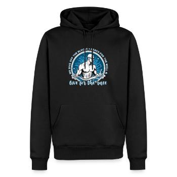 Nageur Nous plongeons hors du bloc Nageurs de sports nautiques - Sweat à capuche Premium bio Homme - noir - Devant - Nico (187cm)