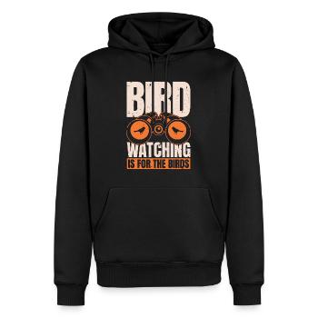 Bird Watching It's For The Bird Lover Ornithology - Men’s Premium Organic Hoodie - black - Front - Nico (187cm)