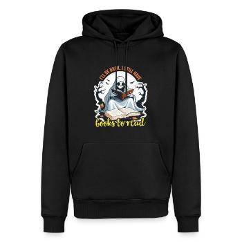 Book Editor I'll Be Back I Still Journalist Editor - Männer Premium Bio Hoodie - Schwarz - Vorne - Nico (187cm)