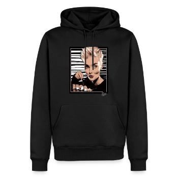 Pixie Cut und Leckeres Trendy Sushi - Männer Premium Bio Hoodie - Schwarz - Vorne - Nico (187cm)
