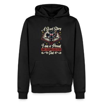 Vinyl Records A Short Story I Am Record Collector - Männer Premium Bio Hoodie - Schwarz - Vorne - Nico (187cm)