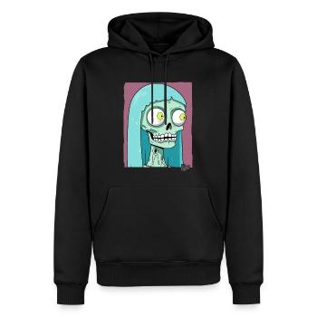 Heirat der Totenkopf Zombie Braut - Männer Premium Bio Hoodie - Schwarz - Vorne - Nico (187cm)