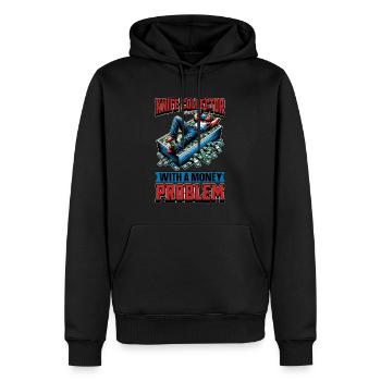 Blade Forging Knife Collector With Blade Crafting - Männer Premium Bio Hoodie - Schwarz - Vorne - Nico (187cm)
