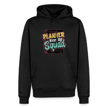 Events Coordinator Planner Meet Up Squad Organizer - Männer Premium Bio Hoodie - Schwarz - Vorne - Nico (187cm)