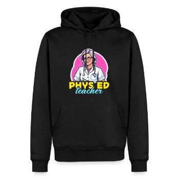 Health Educator Phys Ed Teacher Public Health - Männer Premium Bio Hoodie - Schwarz - Vorne - Nico (187cm)
