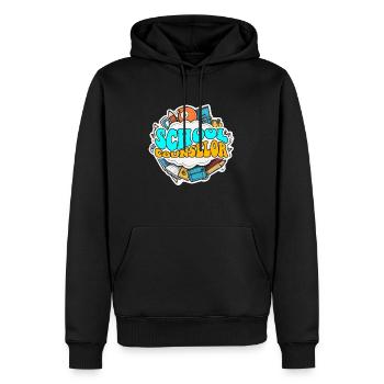 Conseillère scolaire Assistante sociale Thérapeute scolaire - Sweat à capuche Premium bio Homme - noir - Devant - Nico (187cm)