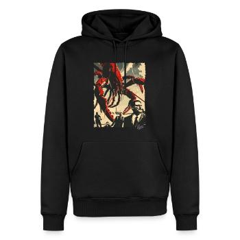 Männer werden zu Hummer, Hummer Kerle - Männer Premium Bio Hoodie - Schwarz - Vorne - Nico (187cm)