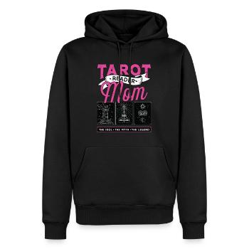 Tarot Reader Mom The Idol The Myth Fortune Telling - Men’s Premium Organic Hoodie - black - Front - Nico (187cm)