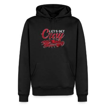 Crawfish Boil Let's Get Cray Loves Cajun Crawfish - Männer Premium Bio Hoodie - Schwarz - Vorne - Nico (187cm)