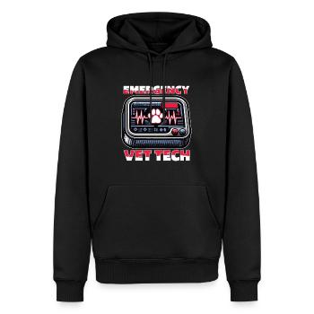 Veterinary Technician Emergency Vet Tech Vet Med - Männer Premium Bio Hoodie - Schwarz - Vorne - Nico (187cm)