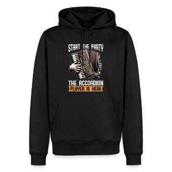 Accordion Start The Party The Accordion Music - Männer Premium Bio Hoodie - Schwarz - Vorne - Nico (187cm)