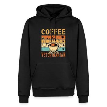 Veterinary Medicine Coffee Vet Nurse Coffee Lover - Männer Premium Bio Hoodie - Schwarz - Vorne - Nico (187cm)