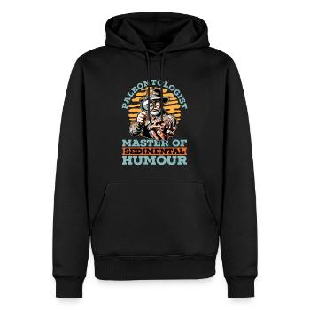 Paleontologist Master Of Fossil Hunting Geologist - Männer Premium Bio Hoodie - Schwarz - Vorne - Nico (187cm)