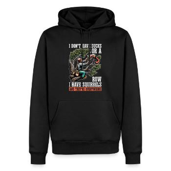Logging I Don't Have Ducks Or A Row Tree Climber - Männer Premium Bio Hoodie - Schwarz - Vorne - Nico (187cm)