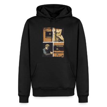 Der Brief: Ein Comic - Männer Premium Bio Hoodie - Schwarz - Vorne - Nico (187cm)