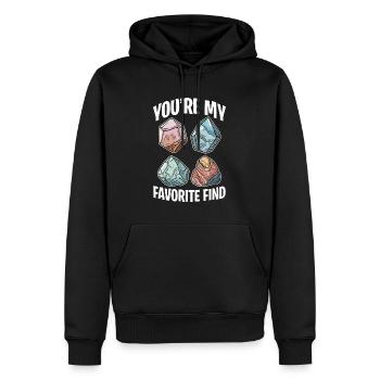 Rockhounding You're My Favorite Find Paleontology - Männer Premium Bio Hoodie - Schwarz - Vorne - Nico (187cm)
