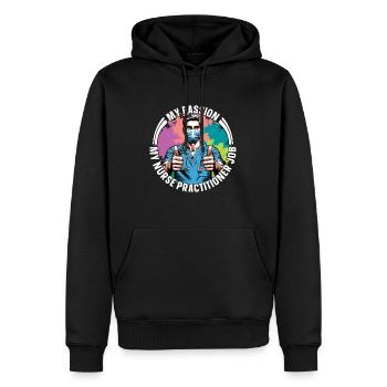 Nurse Practitioner My Passion My Nurse Healthcare - Männer Premium Bio Hoodie - Schwarz - Vorne - Nico (187cm)