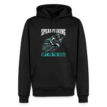 Spearfishing Isn't For The Weak Fishing Enthusiast - Männer Premium Bio Hoodie - Schwarz - Vorne - Nico (187cm)