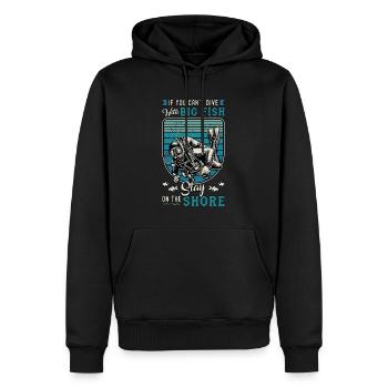 Scuba Diving If You Can't Dive With The Swimming - Männer Premium Bio Hoodie - Schwarz - Vorne - Nico (187cm)