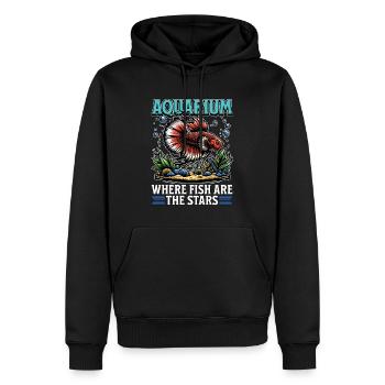 Aquarium Where Fish Are The Stars Fishkeeping - Männer Premium Bio Hoodie - Schwarz - Vorne - Nico (187cm)