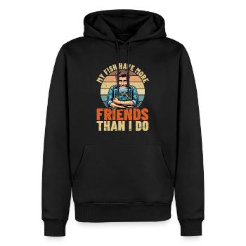 Aquarium Enthusiast My Fish Have Fishkeeping Lover - Männer Premium Bio Hoodie - Schwarz - Vorne - Nico (187cm)
