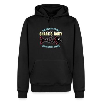 Shark Hunting The Only Bones In A Paleontologist - Männer Premium Bio Hoodie - Schwarz - Vorne - Nico (187cm)