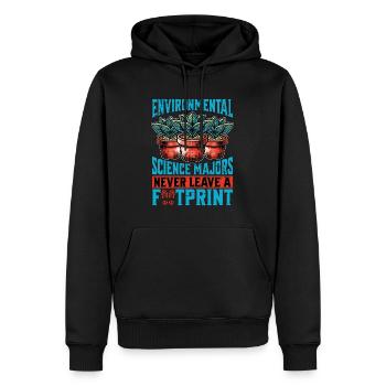 Environmental Science Majors Environmentalist - Men’s Premium Organic Hoodie - black - Front - Nico (187cm)