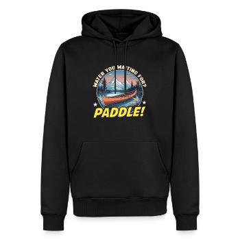 Canoeing Water You Waiting For Loves Paddling - Männer Premium Bio Hoodie - Schwarz - Vorne - Nico (187cm)