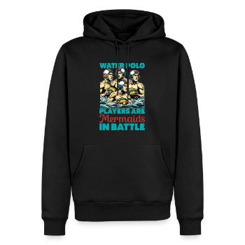 Water Polo Players Are Mermaids In Water Sports - Männer Premium Bio Hoodie - Schwarz - Vorne - Nico (187cm)