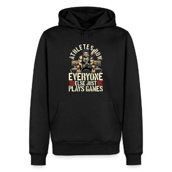 Water Rowing Athletes Row Everyone Else Canoeing - Männer Premium Bio Hoodie - Schwarz - Vorne - Nico (187cm)