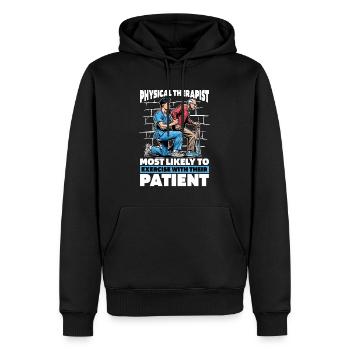 Physical Therapist Most Likely Healthcare Worker - Männer Premium Bio Hoodie - Schwarz - Vorne - Nico (187cm)