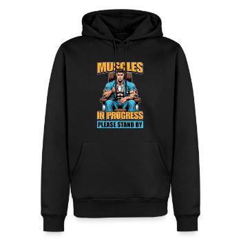 Physical Therapist Muscles In Healthcare Worker - Männer Premium Bio Hoodie - Schwarz - Vorne - Nico (187cm)