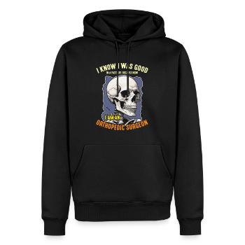 Orthopedic Surgeon I Know I Was Good Health Worker - Männer Premium Bio Hoodie - Schwarz - Vorne - Nico (187cm)