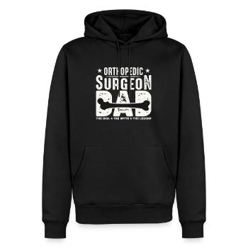 Orthopedic Surgeon Dad The Idol The Orthopedist - Männer Premium Bio Hoodie - Schwarz - Vorne - Nico (187cm)