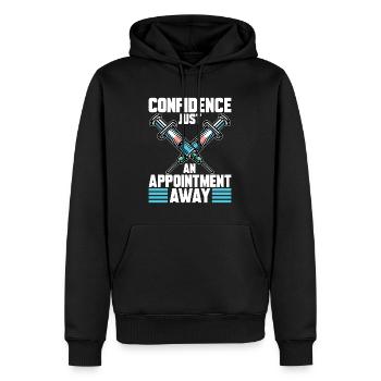 Plastic Surgery Confidence Just Cosmetic Surgeon - Männer Premium Bio Hoodie - Schwarz - Vorne - Nico (187cm)