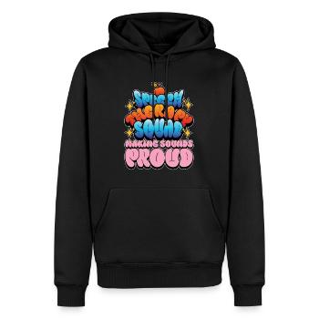 Speech Therapy Squad Making Language Therapist - Men’s Premium Organic Hoodie - black - Front - Nico (187cm)