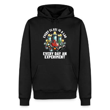 STEM Teacher Every Class Is A Lab Science Teacher - Men’s Premium Organic Hoodie - black - Front - Nico (187cm)
