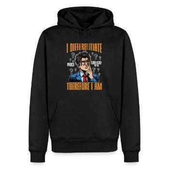 Mathematician I Differentiate Therefore Math Tutor - Männer Premium Bio Hoodie - Schwarz - Vorne - Nico (187cm)